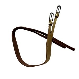 GAP Gold Genuine Leather Belt | Size XS